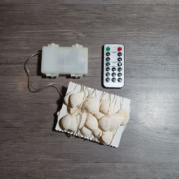 Seashell Decorative String Lights with Remote Control - Picture 7 of 9